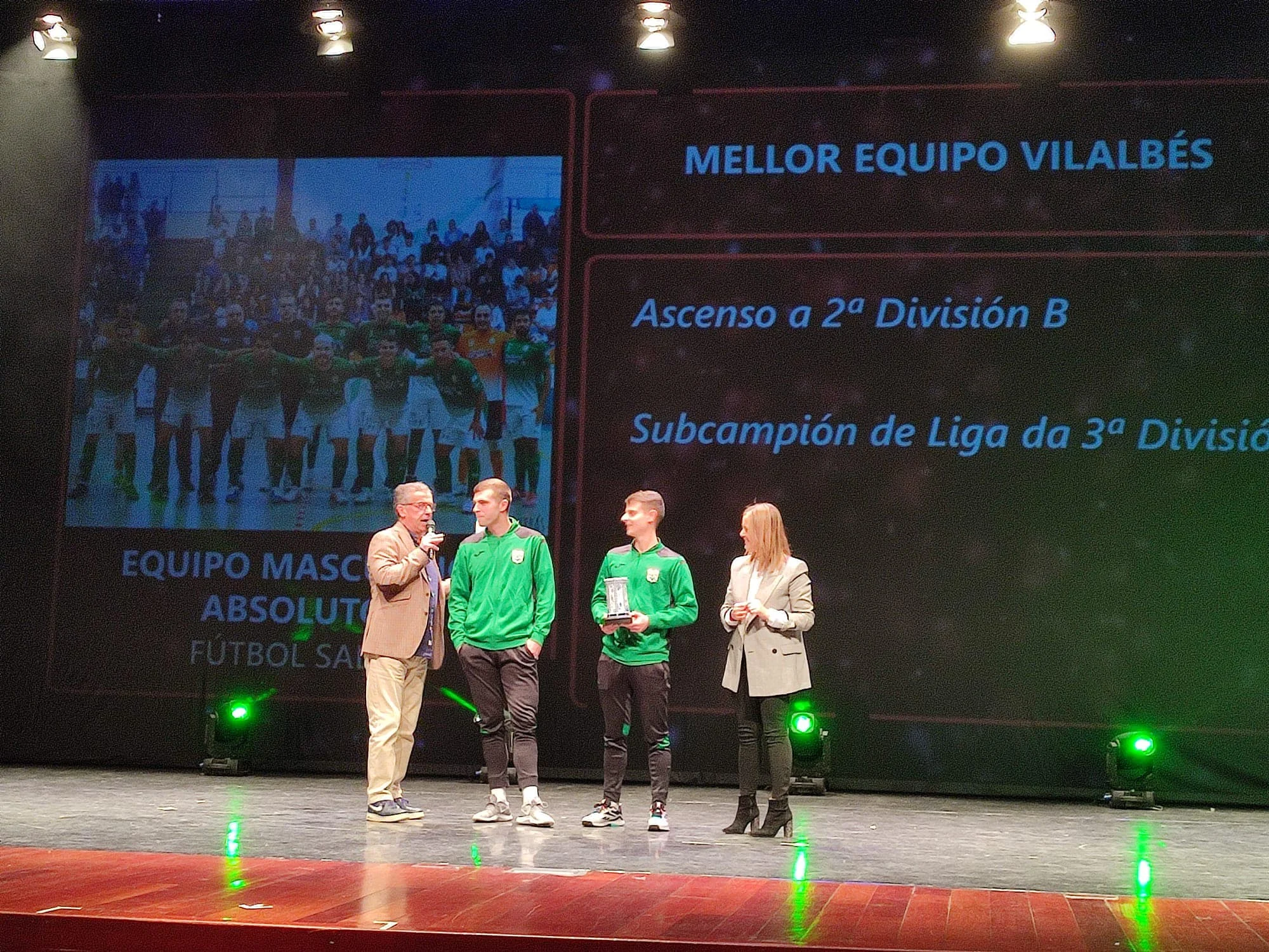 Foto capitáns mellor equipo
